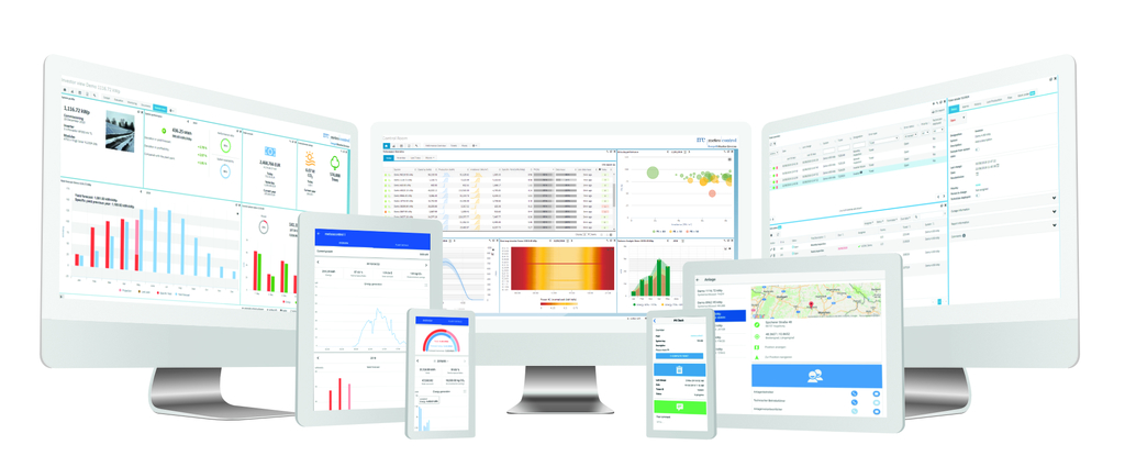meteocontrol vcom cloud pv monitoring software vcom cloud monitoring software for pv on different screens and devices