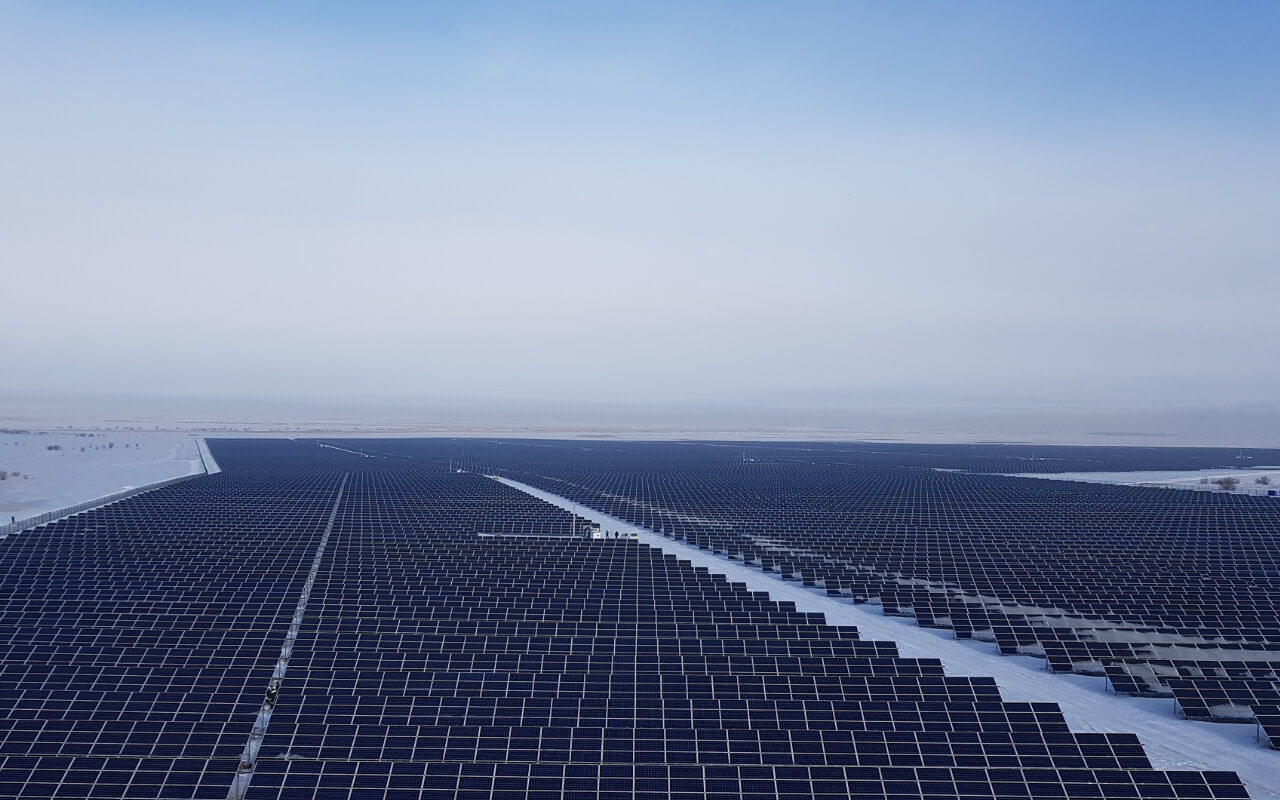 reference Goldbeck Solar solar power forecast 100 MWp in Kazakhstan