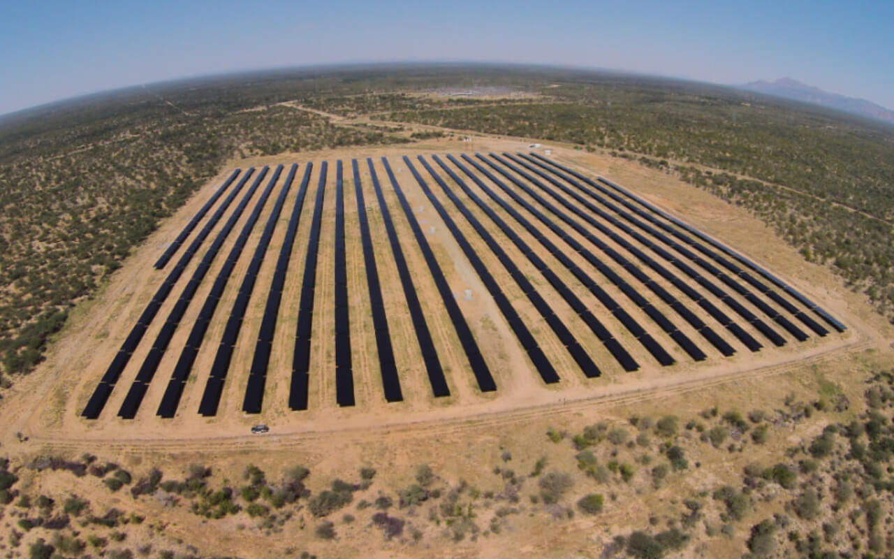 "omburu" and "osana" pv plant in Namibia