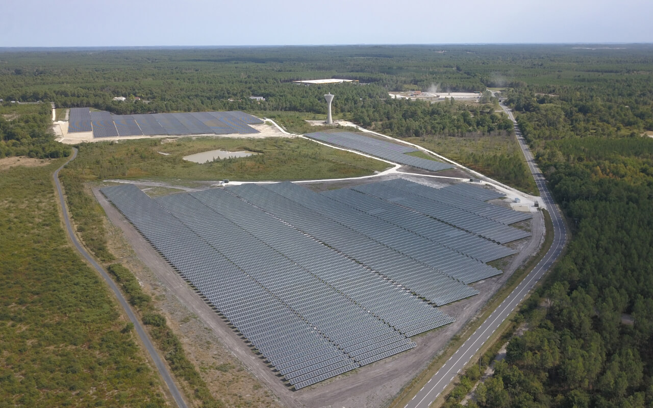 pv system "Bedenac" in France