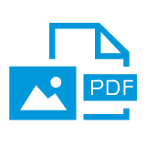 blue icon document and picture file
